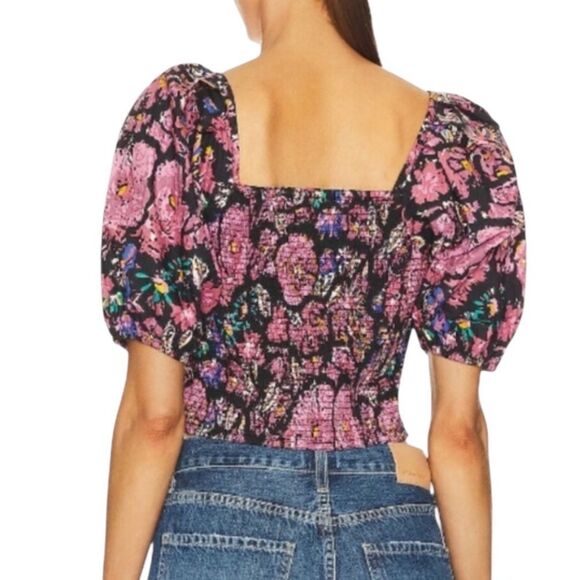 Cleobella Eva crop blouse in jolie S - Picture 3 of 8